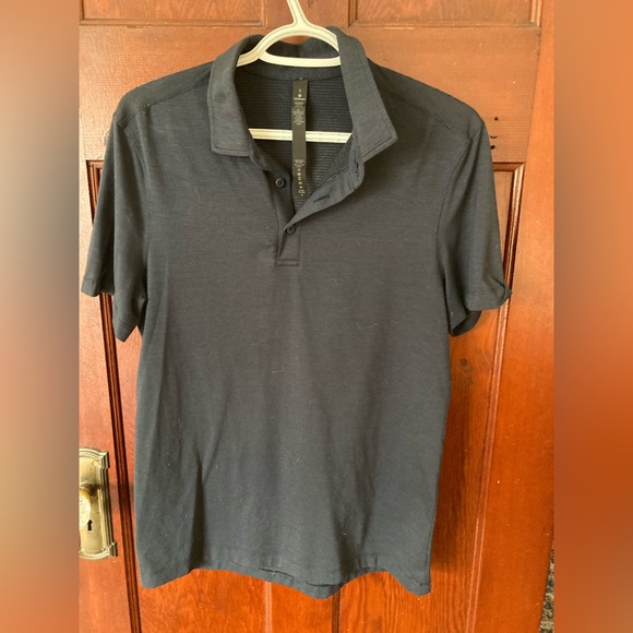 Navy shortsleeve polo - Picture 2 of 5